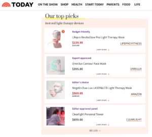Red Light Therapy Continues to Grow in Popularity — Clearlight Featured in TODAY